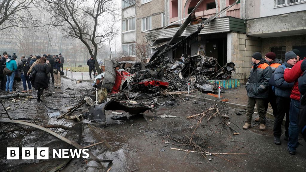 Ukraine's president Zelensky addresses Davos forum after fatal helicopter crash