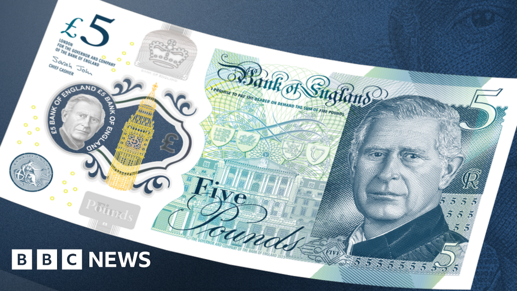First pictures of King Charles banknotes revealed