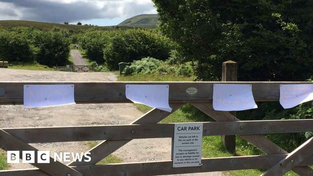 Cuilcagh Mountain Walk Car Park Closed To Visitors Bbc News