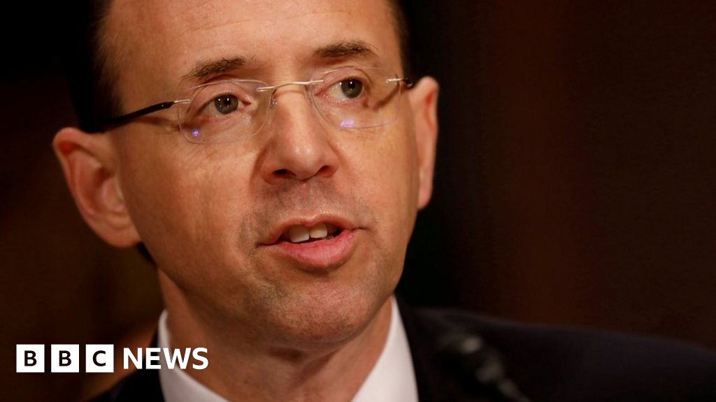 Rod Rosenstein: Caught in the James Comey sacking storm