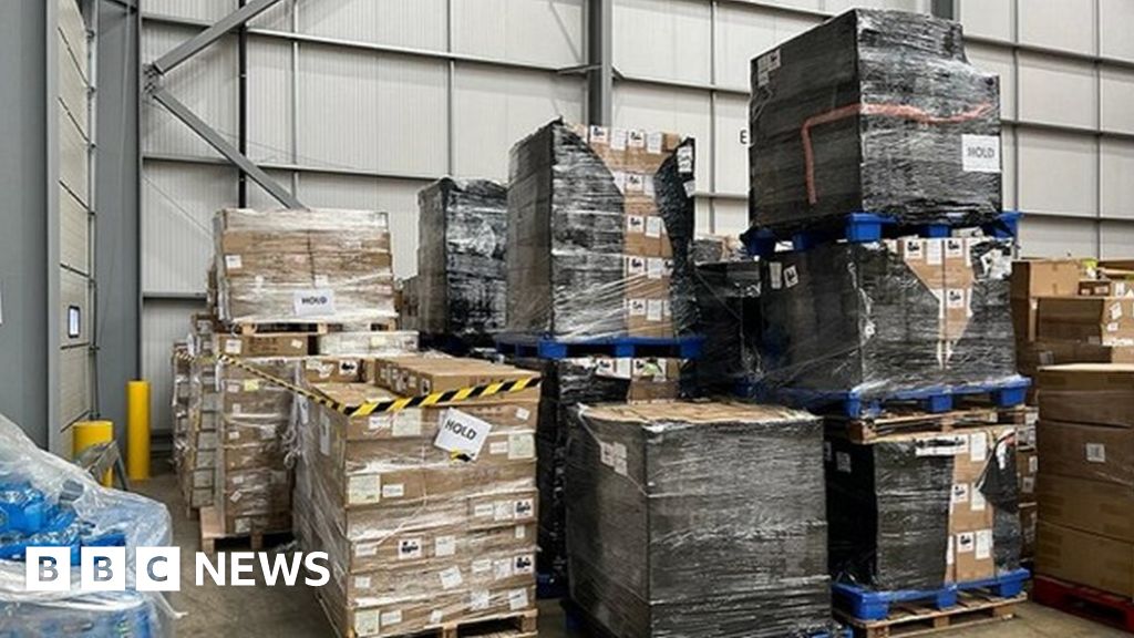 vape warehouse Illegal vapes worth £2.7m found in Northampton warehouse