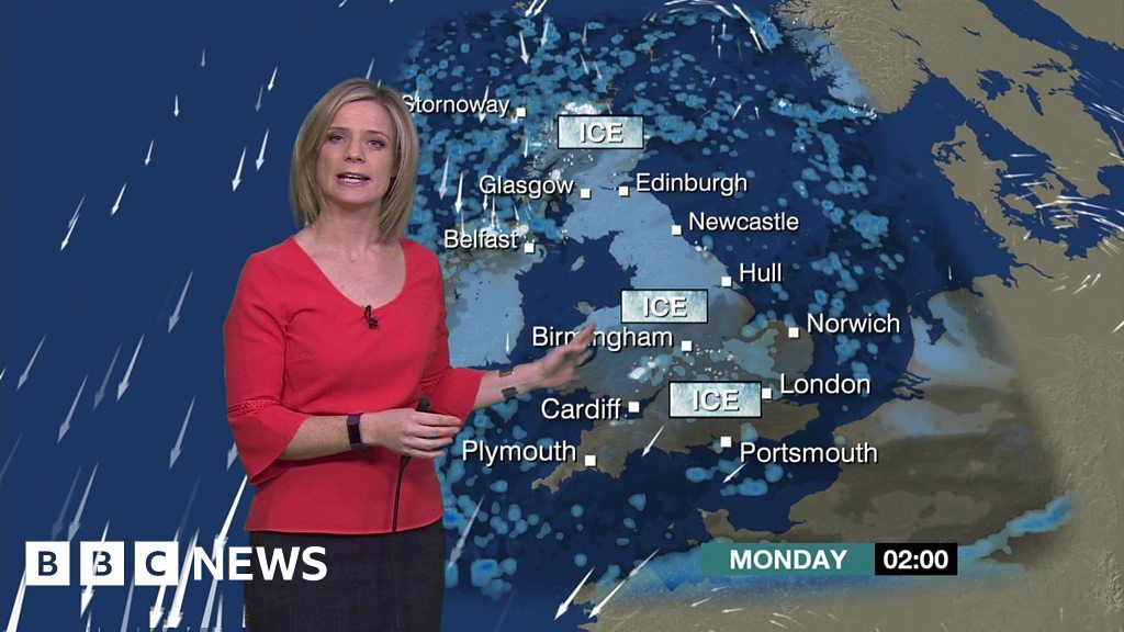 icy-conditions-forecast-for-monday-bbc-news