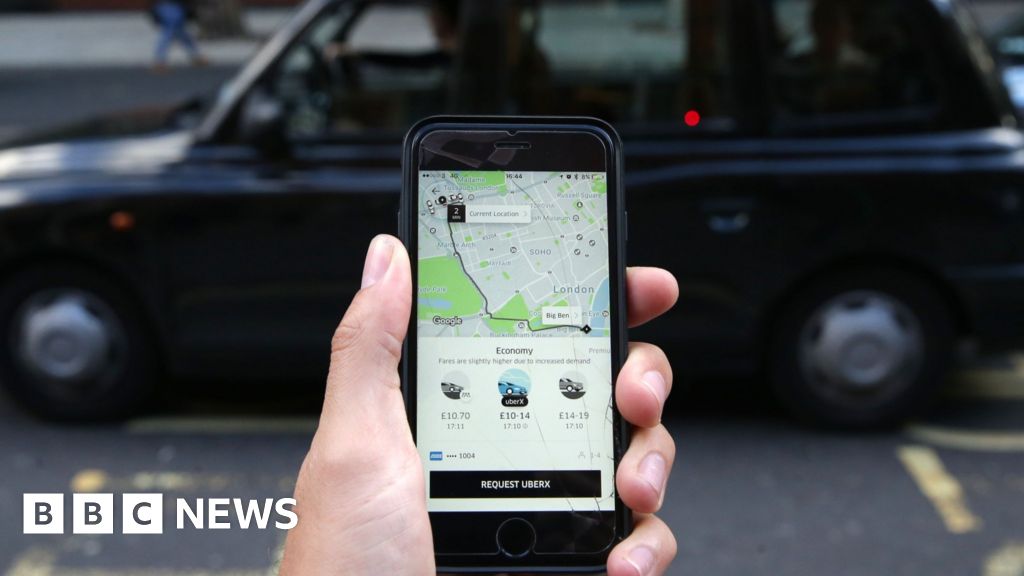 Uber's London woes boost rival taxi apps - BBC News