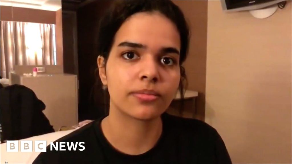 Saudi Woman S Refugee Campaign Sparks Online Debate Bbc News