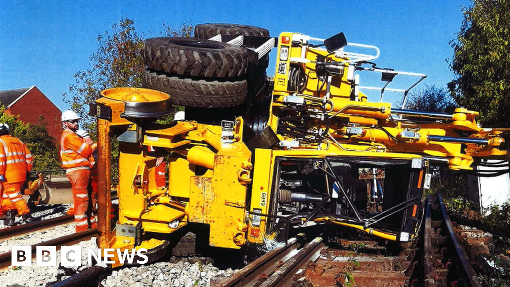 Firm fined after accident on rail line leaves driver trapped