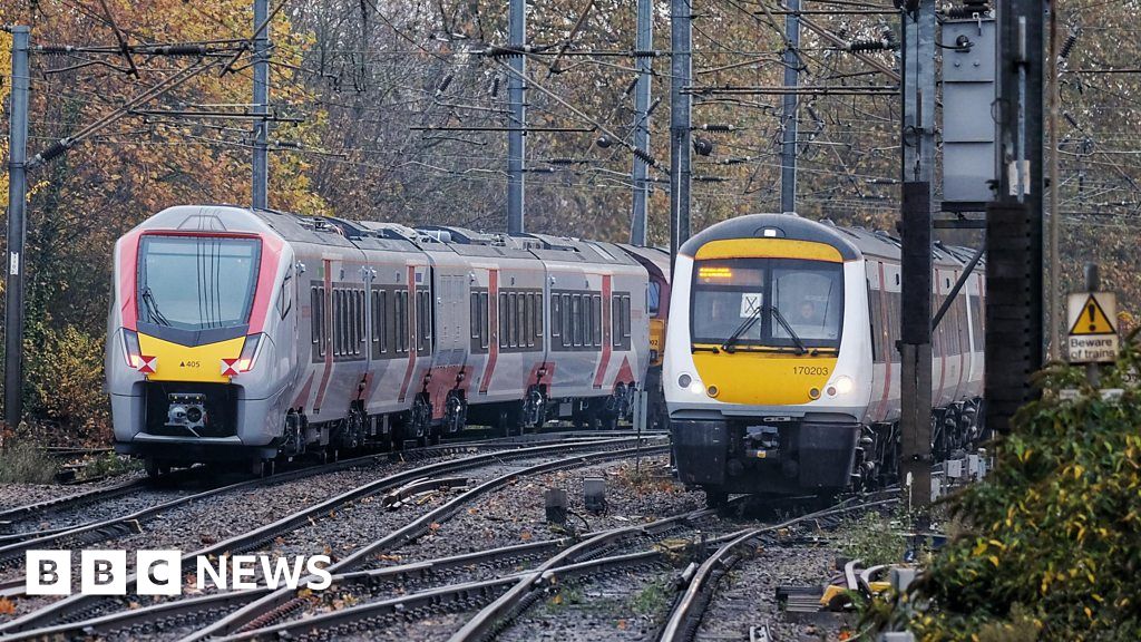 First Of Abellio Greater Anglia New Swiss Trains Arrive BBC News    104357063 P06rvw6p 