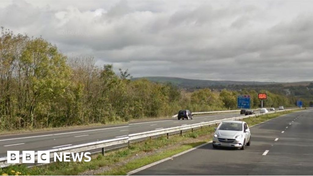 Bridgend M4 Crash: Woman Airlifted To Hospital - BBC News