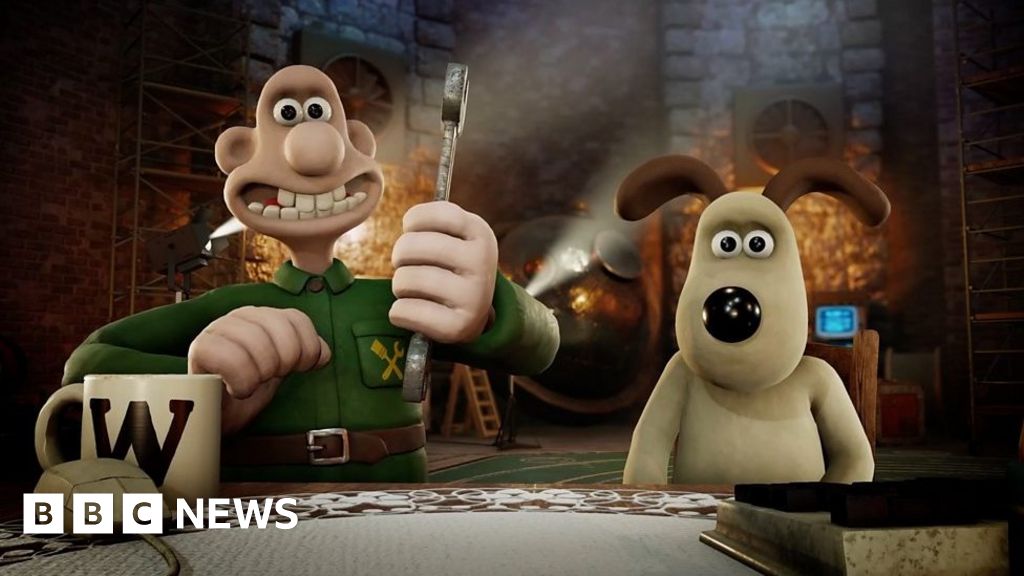 Wallace and Gromit clean up Bristol on new phone game BBC News