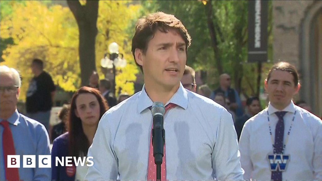 Justin Trudeau Speaks After Photo Of Him In Brownface Circulates Bbc News