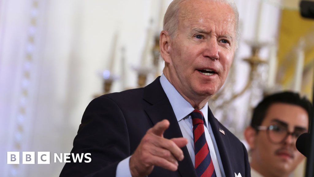 In Rare Interview Biden Says Americans Really Really Down Bbc News 