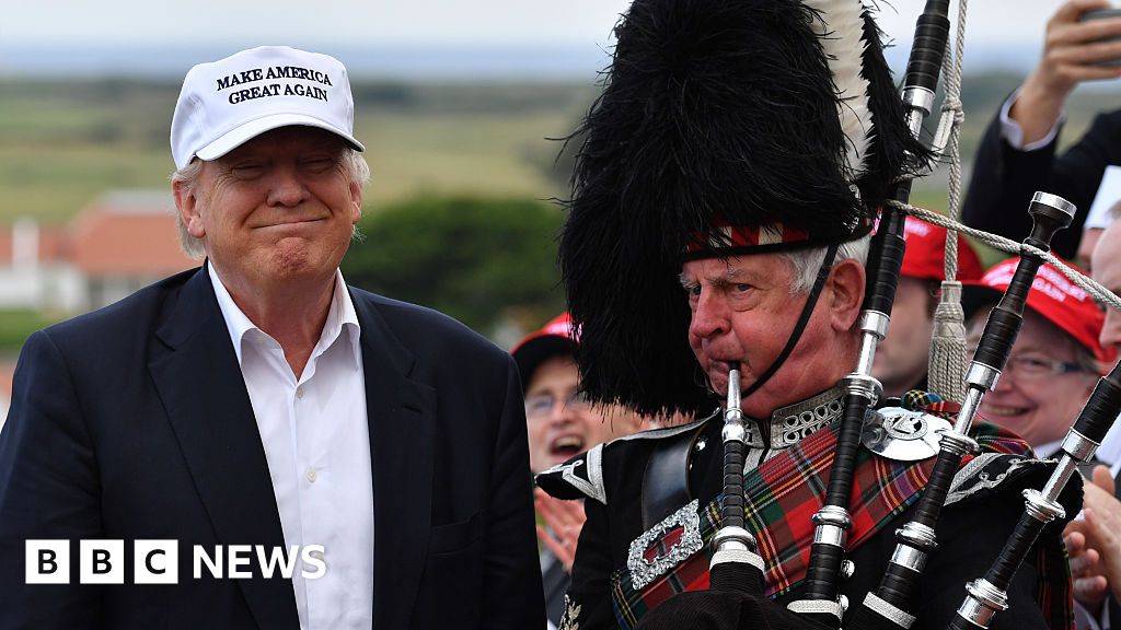 Trump Scottish golf resorts claimed over £3m in furlough
