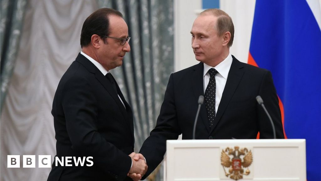 Russia and France to work together against IS in Syria - BBC News