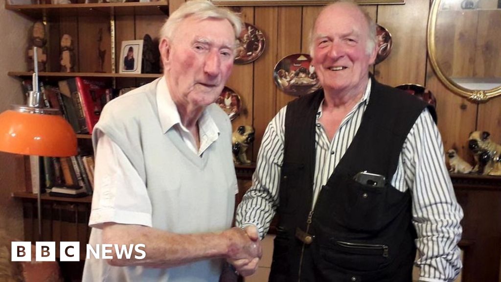 War veteran, 98, meets son of comrade after appeal