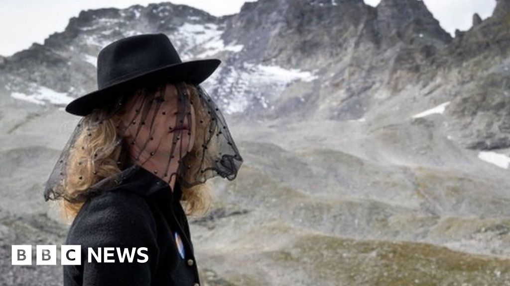 Pizol glacier Swiss hold funeral for ice lost to global warming