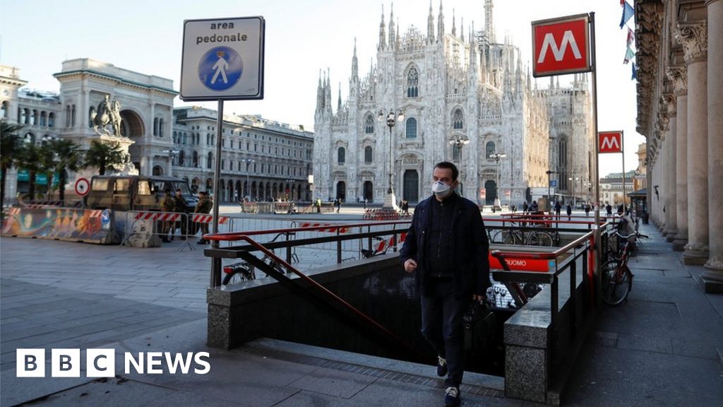 Coronavirus Italian Economy Takes A Body Blow Bbc News