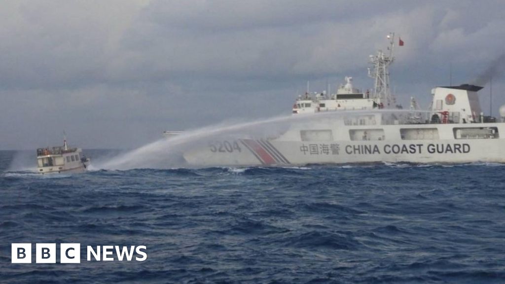 South China Sea: Two Philippine and Chinese ships collide in disputed waters