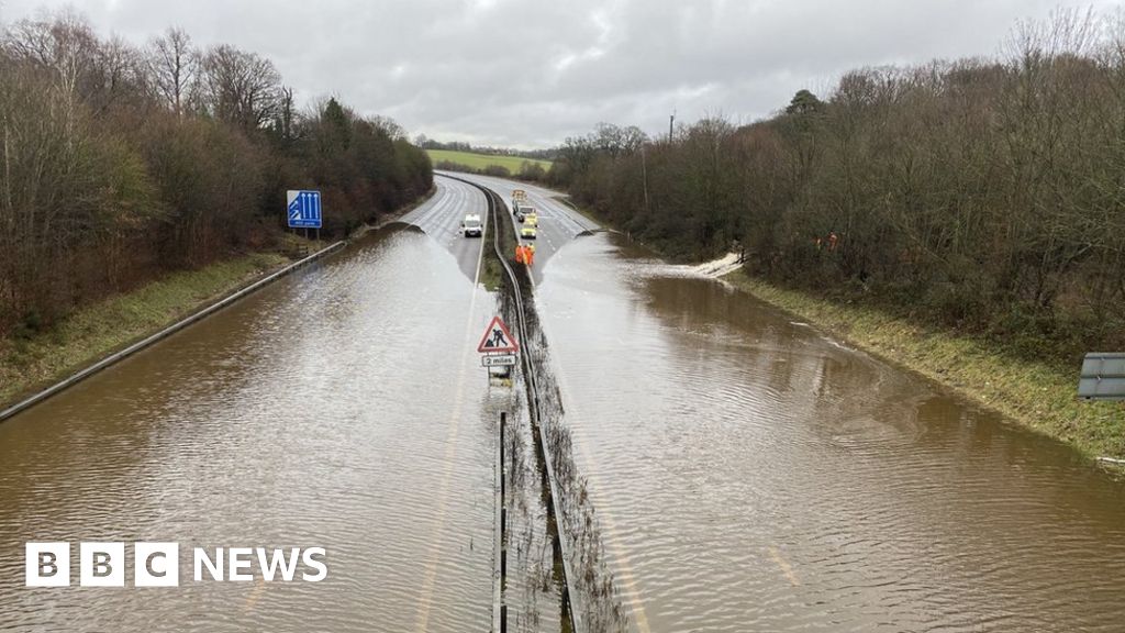 Flooding brings travel disruption across south east of England