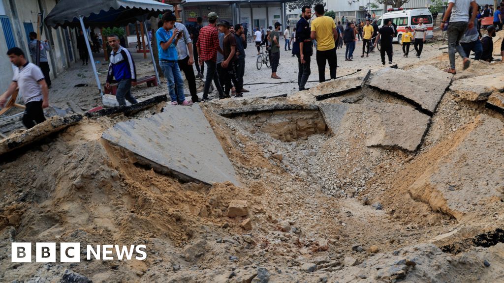 Israeli air strike on hospital kills at least six people in Gaza, local officials say