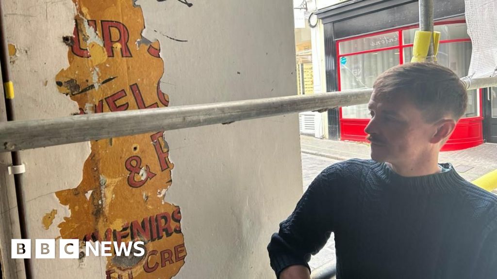 Ghost sign discovered on Guernsey's High Street