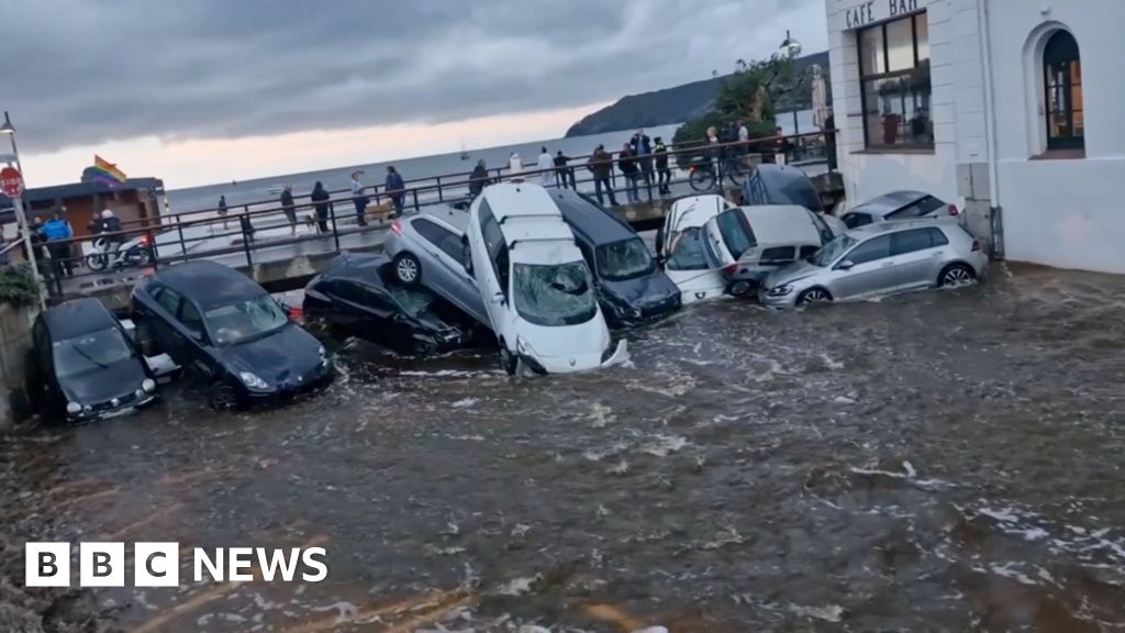 Watch: Automobiles washed away as new flash floods hit Spain