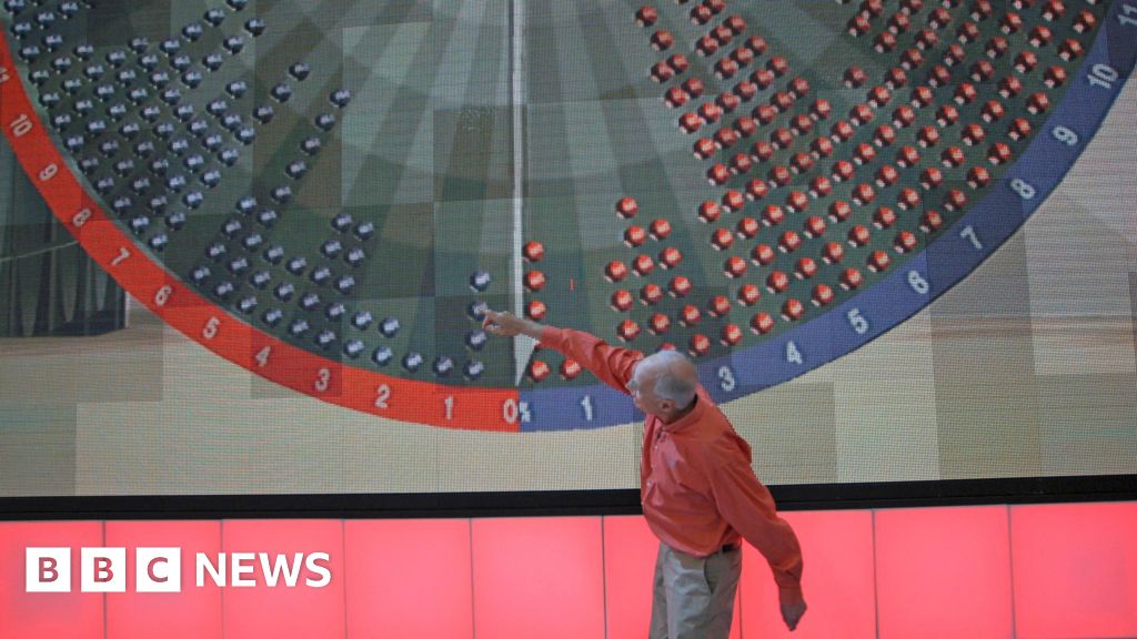 A history of BBC election night in two minutes