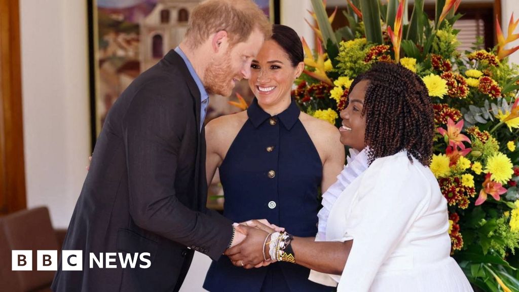 Harry and Meghan Colombia visit: Vice-president hosts couple