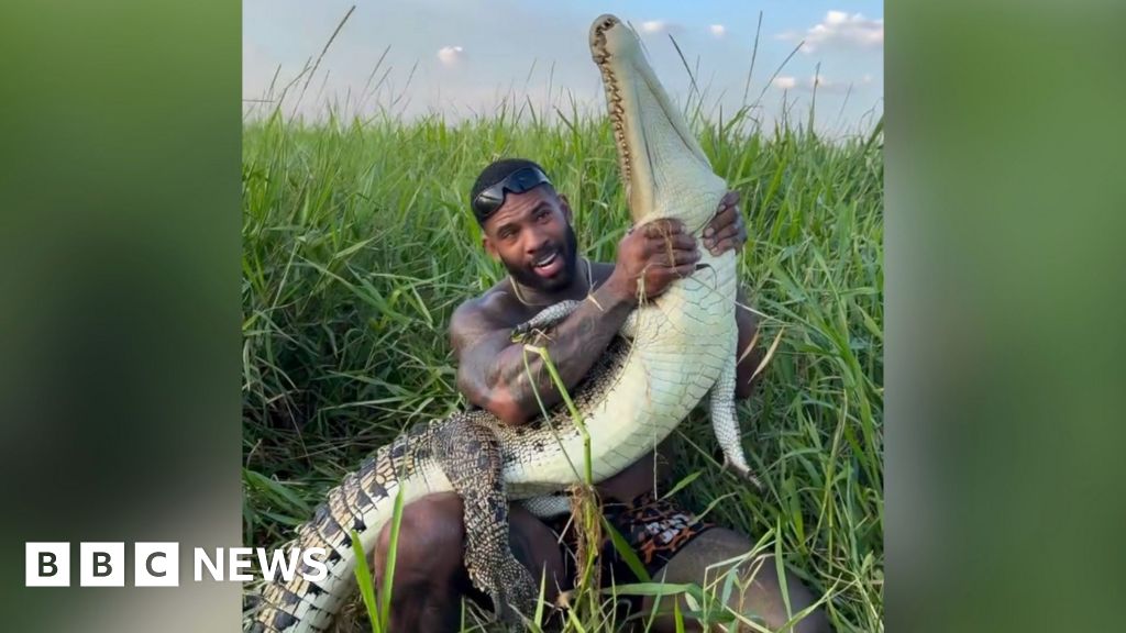 US influencer investigated over wild croc wrestling videos