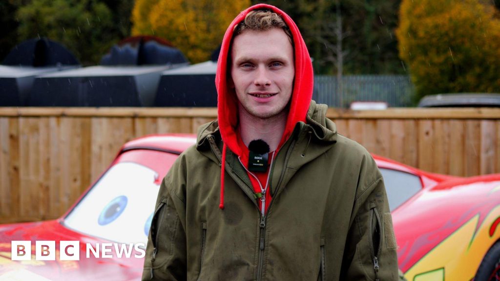 Man tours Lightning McQueen car for Children in Need