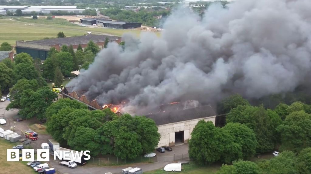 Major Fire Hits Bicester Motion Site in Oxfordshire