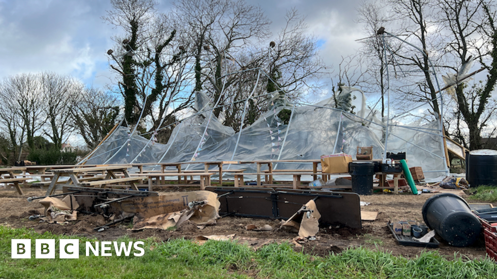 Fundraiser launched after Storm Goretti wrecked Jersey polytunnel