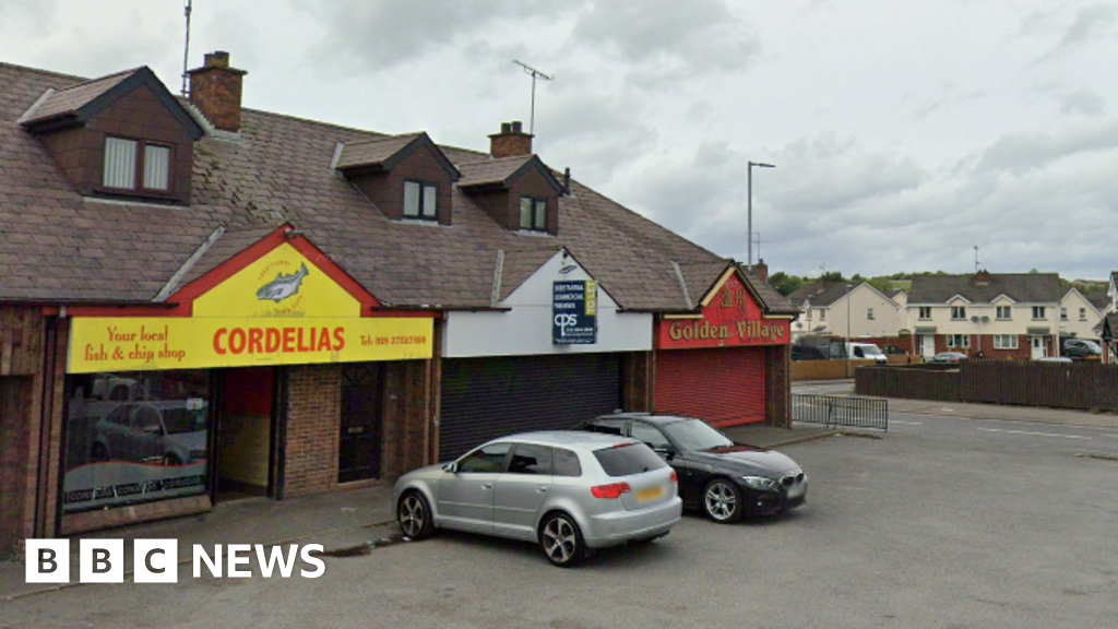 Armagh: Chip shop badly damaged in fire, with flats above evacuated