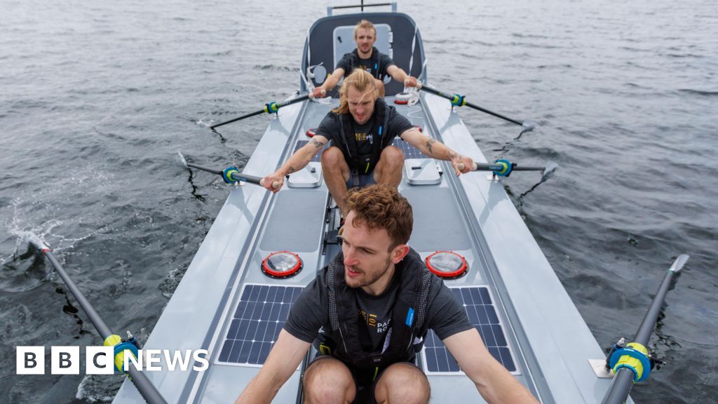 Three Scots brothers bid to smash Pacific rowing record