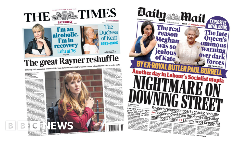 'The great Rayner reshuffle' and 'Nightmare on Downing Street'