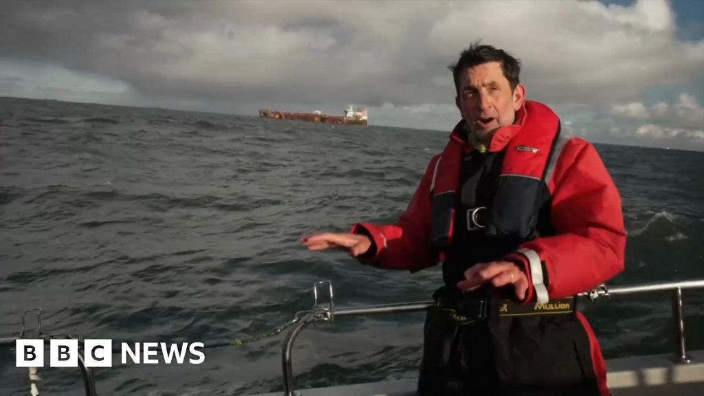 Watch: At sea taking a closer look at 'blistered and burnt' oil tanker