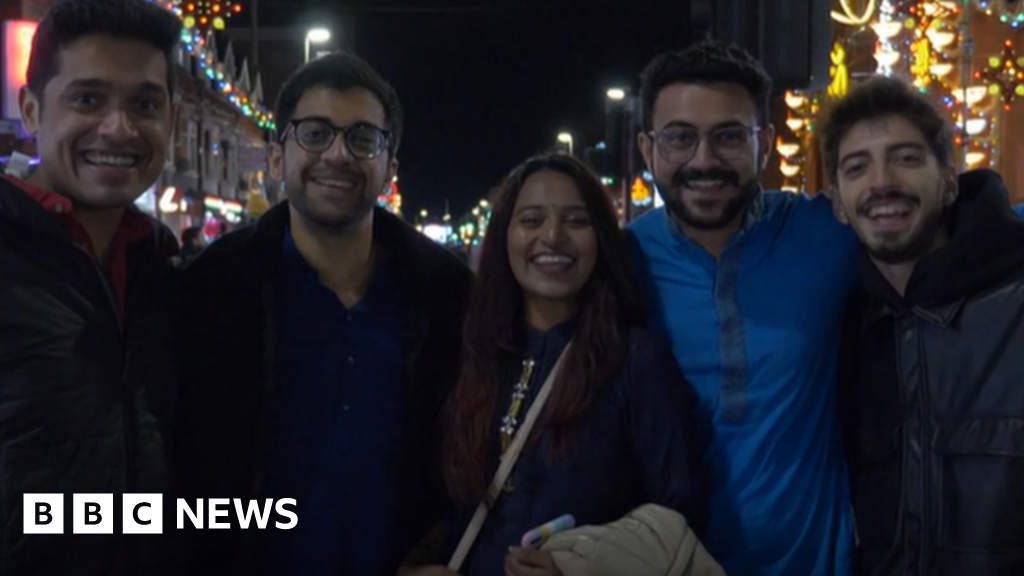 Leicester 'buzzing' during Diwali Day celebrations