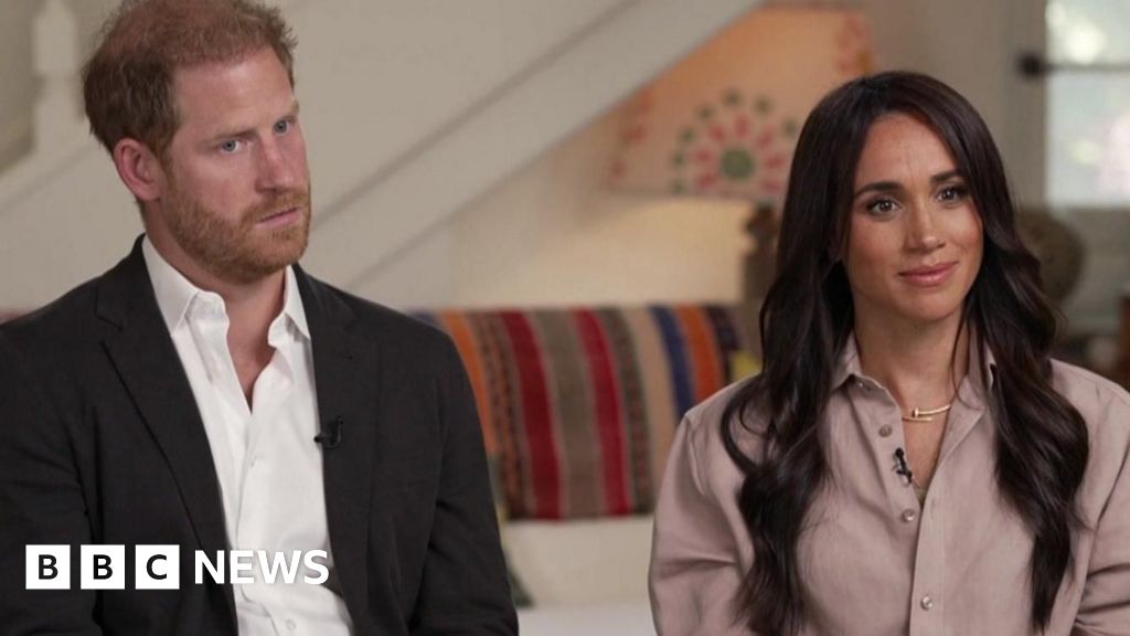 Harry and Meghan discuss 'protecting' children from online harm - BBC News