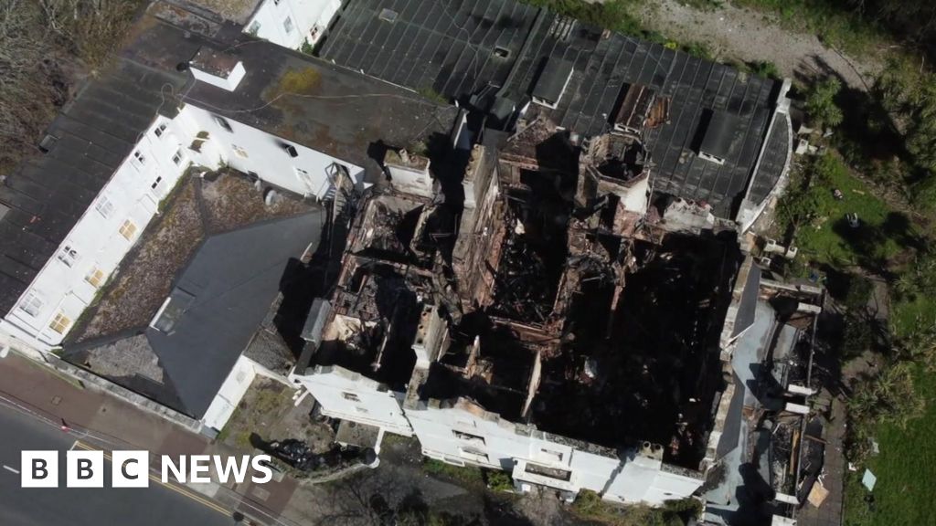 bbc.co.uk - Zhara Simpson - Safety works for derelict Sherwood Hotel in Torquay after fire