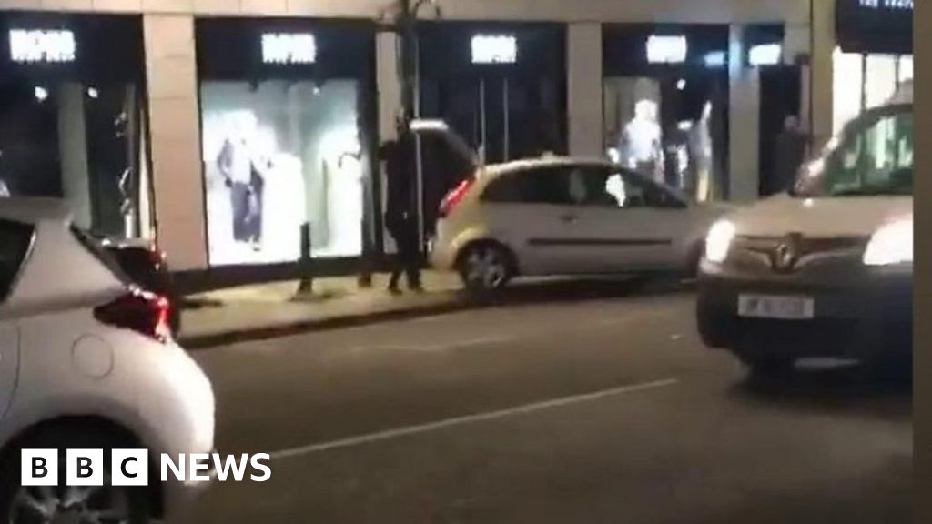 BBC Yorkshire on X: Damage to the Louis Vuitton store on Briggate