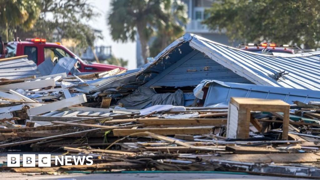 Dramatic pictures from southern US show Hurricane Helene devastation