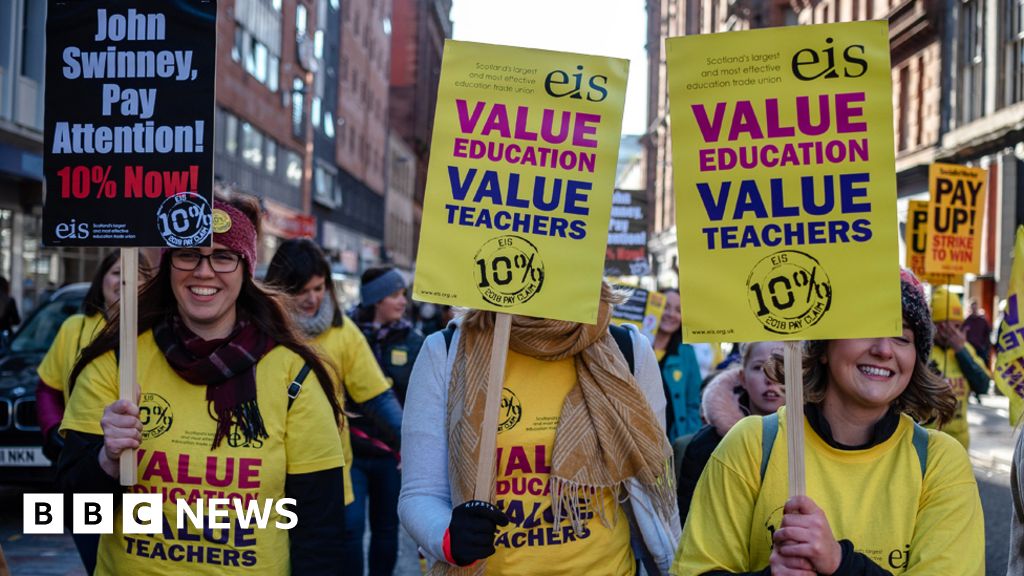 teachers-in-scotland-to-go-on-strike-this-month-bbc-news