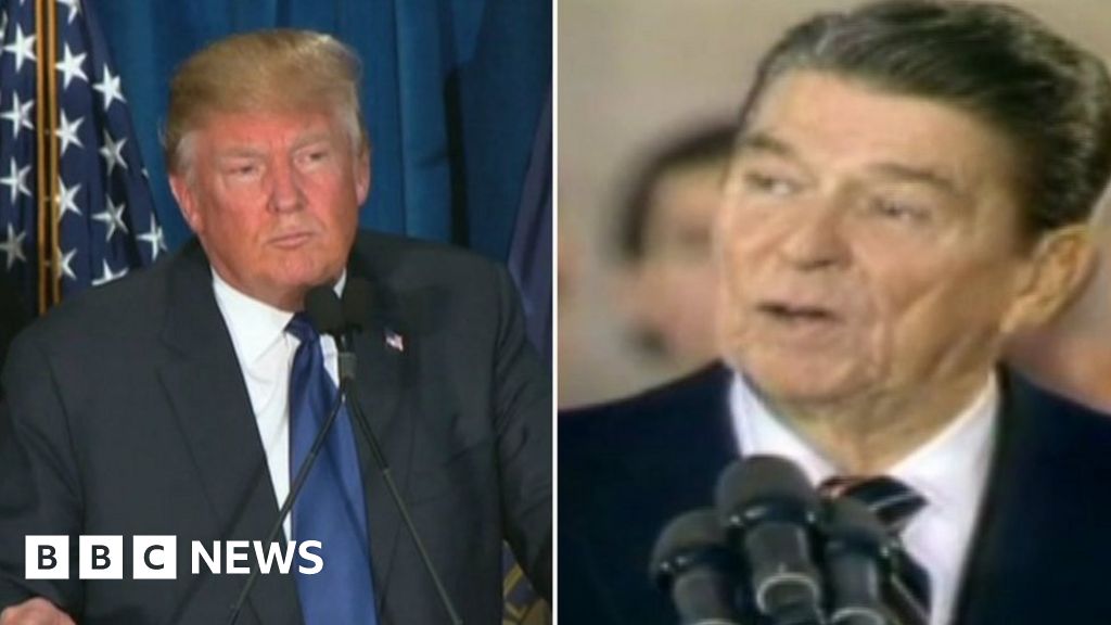 Us Election 2016 Is Donald Trump Ronald Reagans Republican Heir