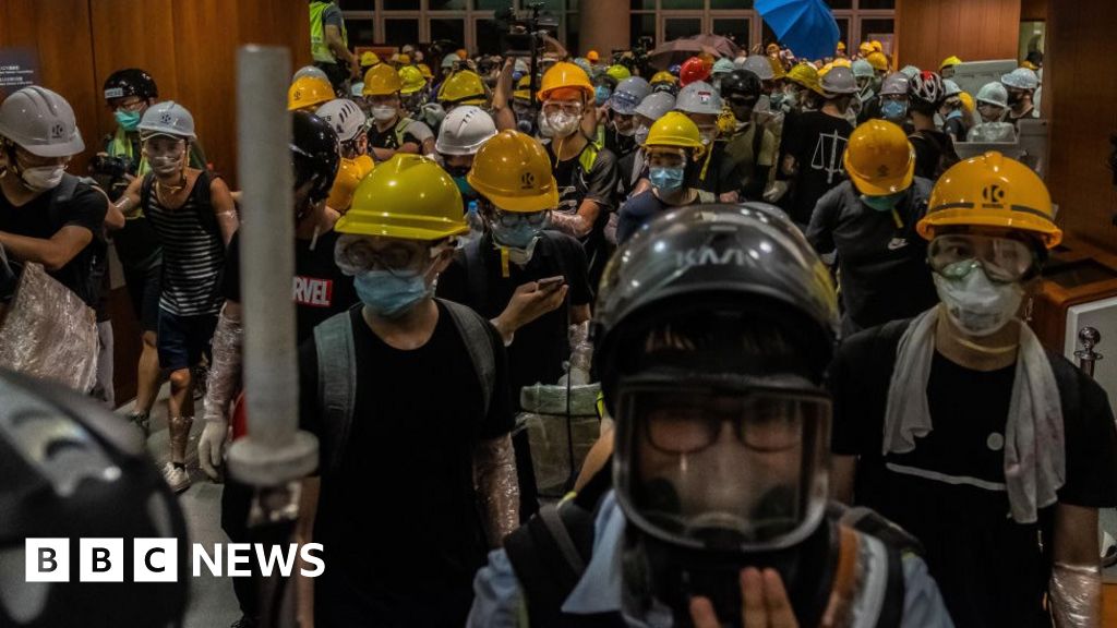 Hong Kong Court Sentences 12 Protesters to Jail for Storming Legislature During 2019 Pro-Democracy Protests