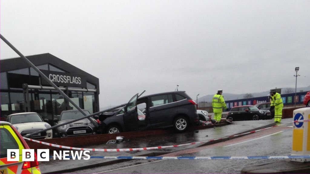 Dumfries crash driver dies after faling ill at wheel BBC News