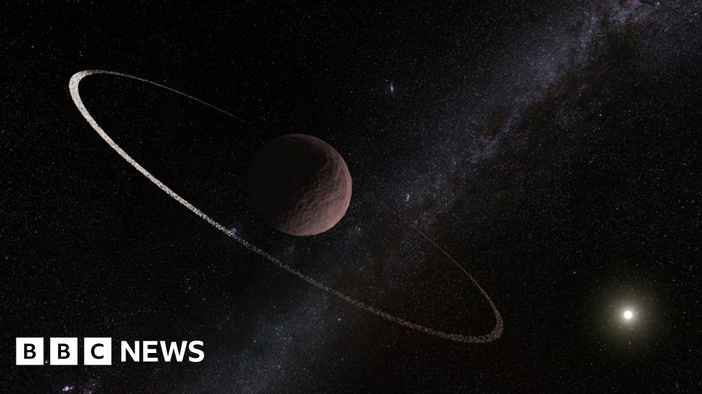 The Kuiper Belt's dwarf planet Quaoar hosts an impossible ring
