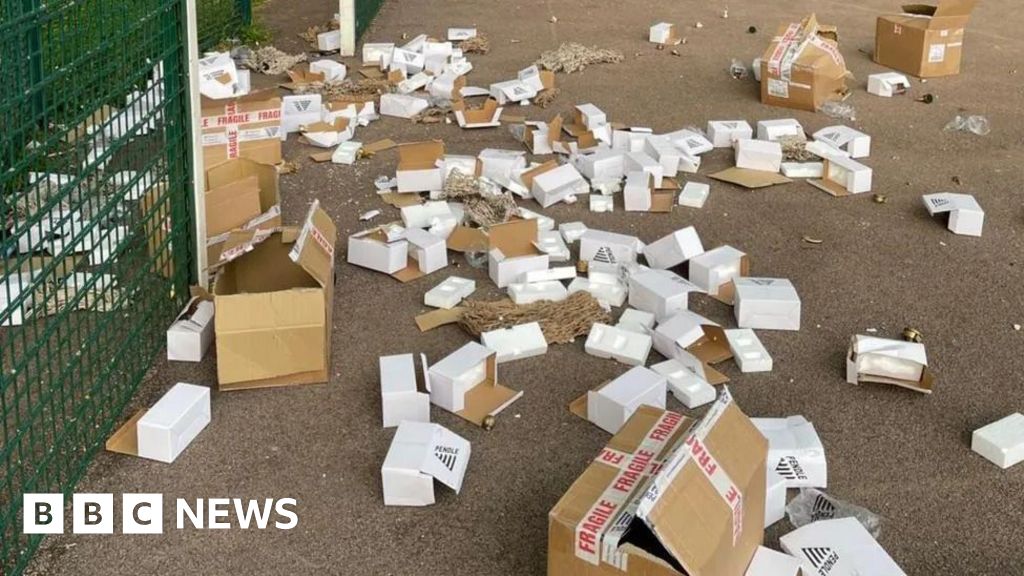 Witney youth football trophies damaged by two boys – BBC News