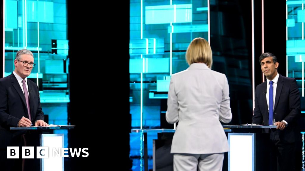 Watch: Sunak and Starmer go head-to-head in first TV debate