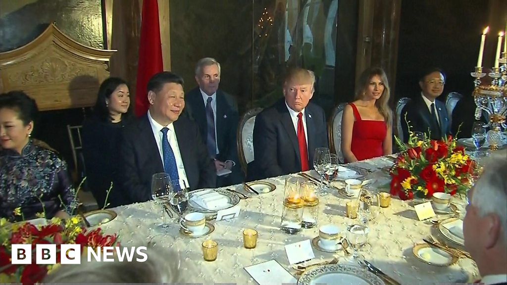 Trump jokes with Xi about China talks BBC News