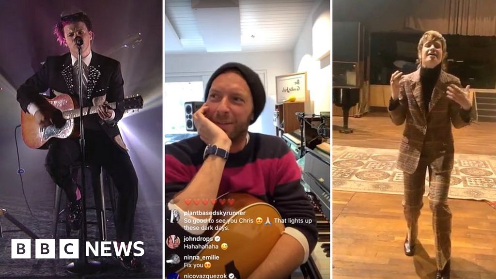 Super Pop stars live-stream concerts from home to combat isolation - BBC CR-73