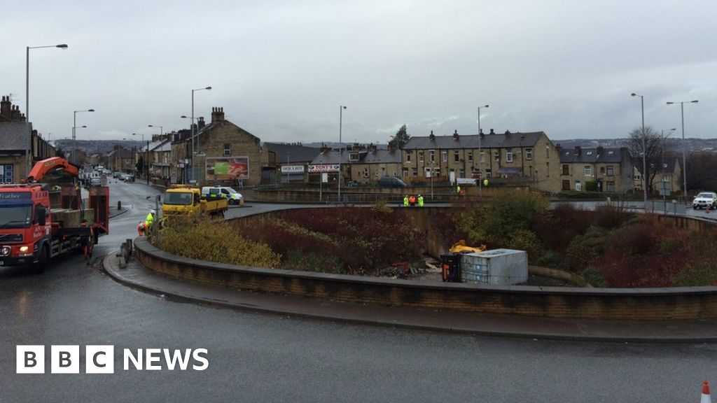 Lorry driver found dead in Bradford subway crash BBC News
