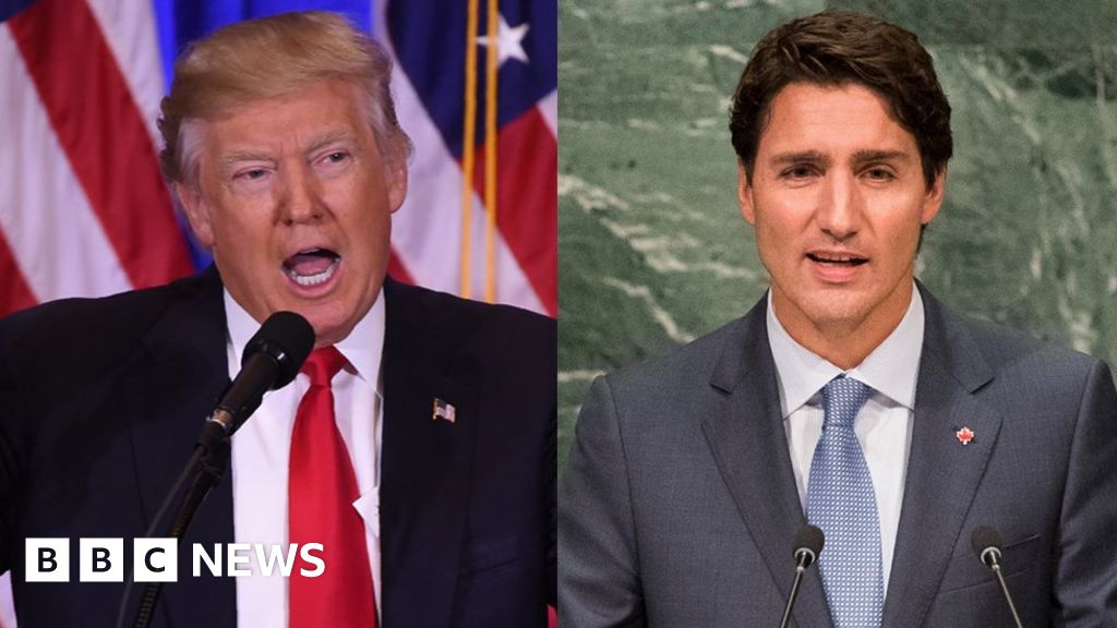 Trump And Trudeau Discuss Border Co-operation - BBC News